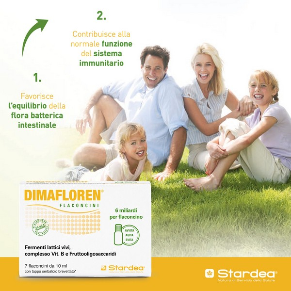 DimaFloren Integratore 7 Flaconcini Monodose 