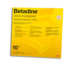Betadine 10% - 10 Garze Impregnate 10x10