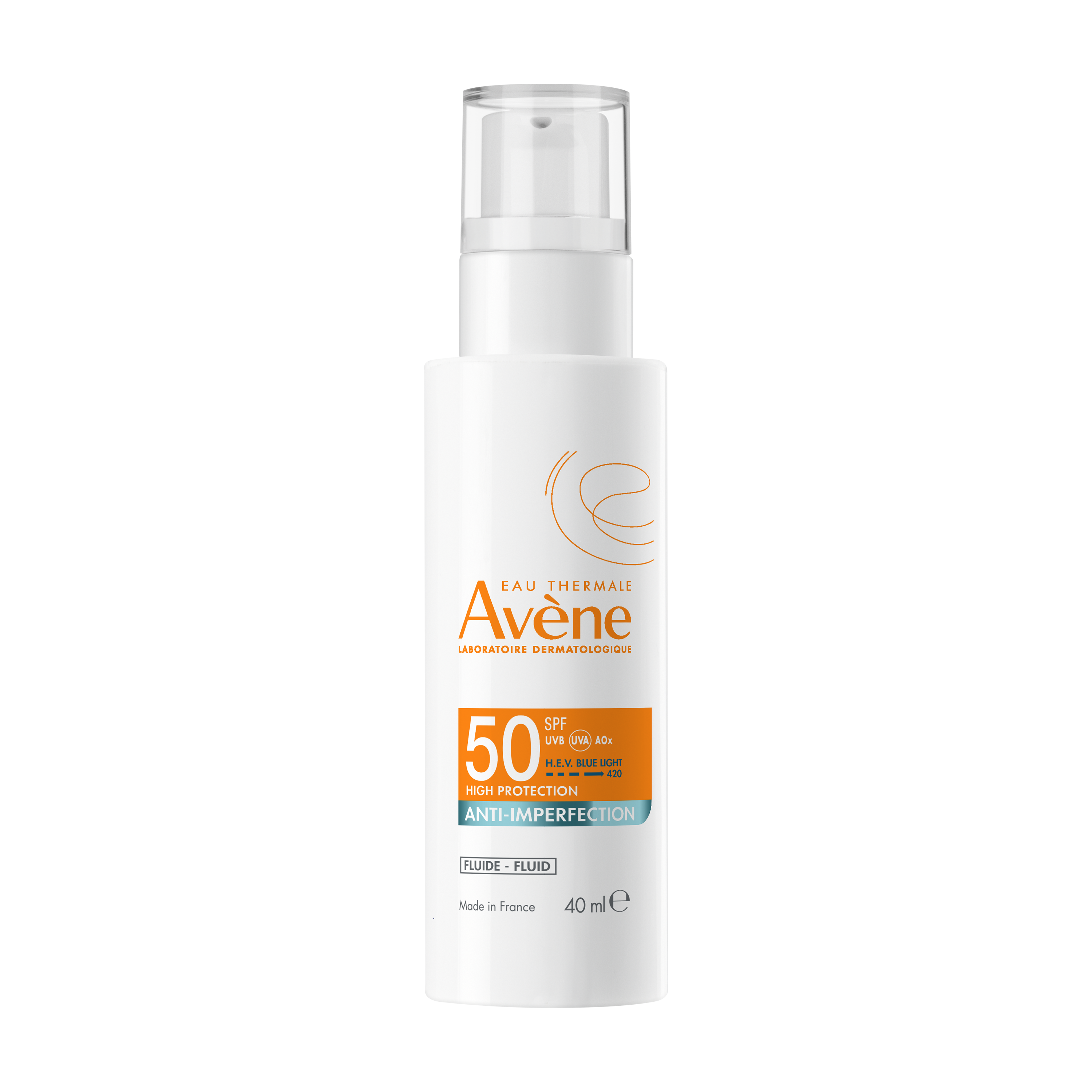 Eau Thermale Avène FLUIDO ANTI-IMPERFEZIONI Protezione alta SPF 50 40 ml