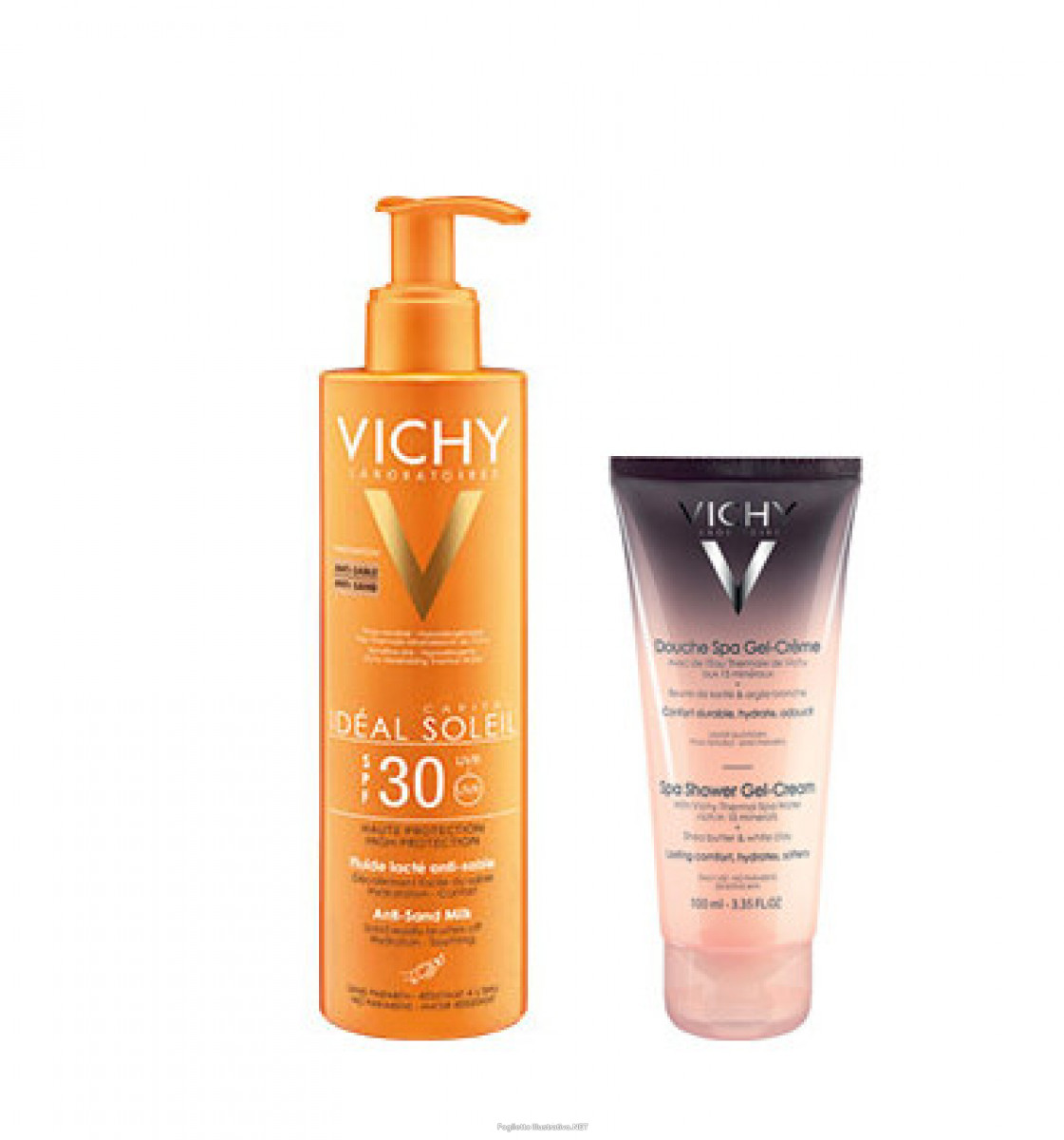 VICHY IDEAL SOLEIL LATTE CORPO PROTEZIONE SPF30 + GEL DOCCIA CREMA OMAGGIO 100ML