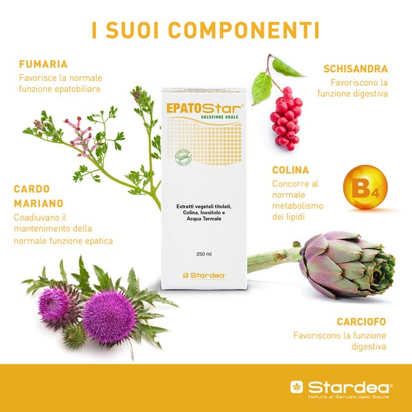 Epatostar Sciroppo Integratore Depurativo 250 ml