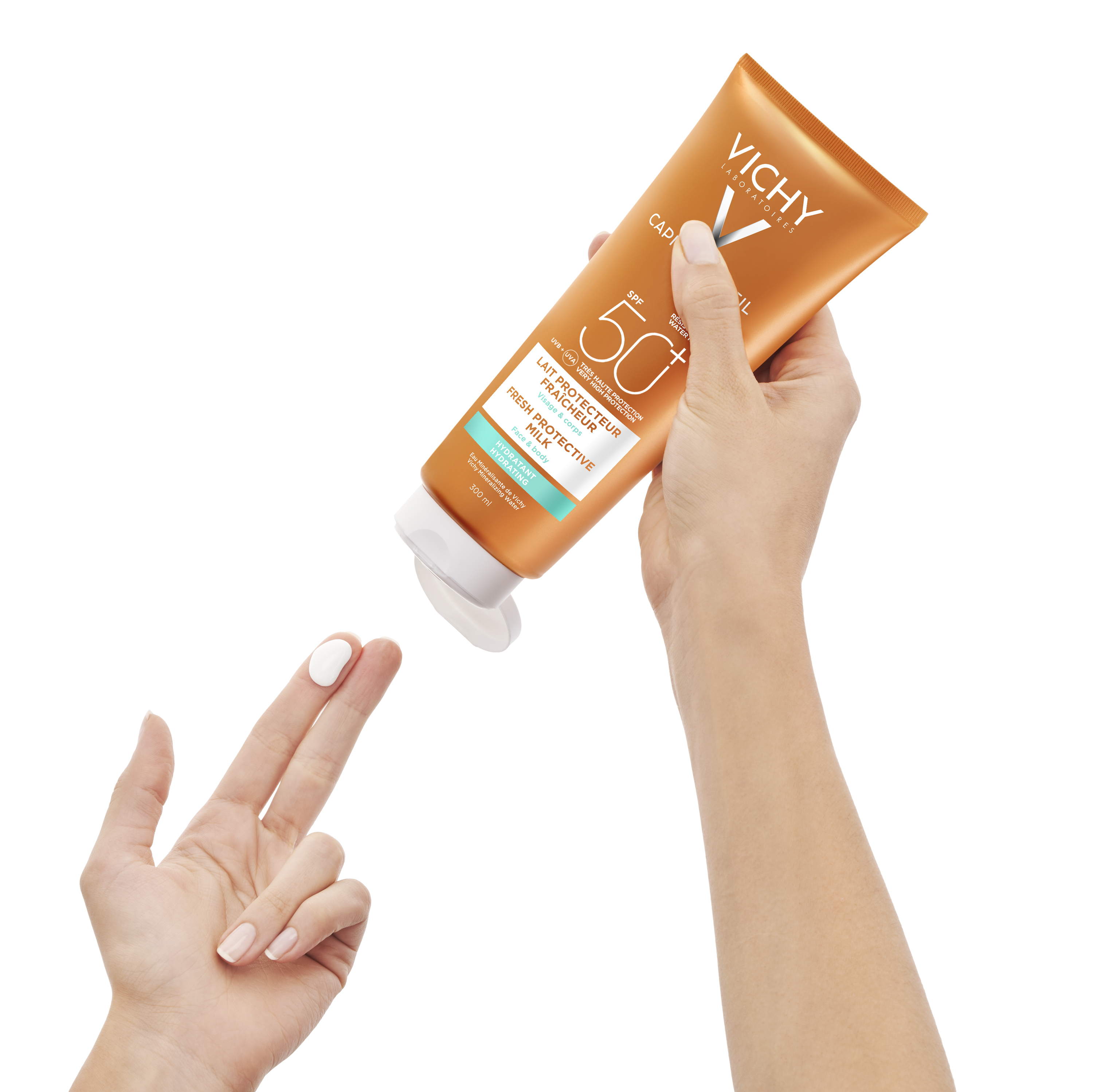 Vichy - Idéal Soleil Latte Fresco Idratante SPF50+ Protezione Viso E Corpo 300 ml