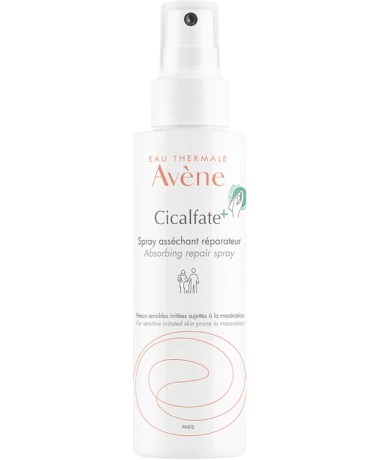 Eau Thermale Avène Cicalfate+ Spray Adsorbente Ristrutturante, ripara zone umide soggette a macerazione, con Rame e Zinco, Pelle fragilizzata, 100ml