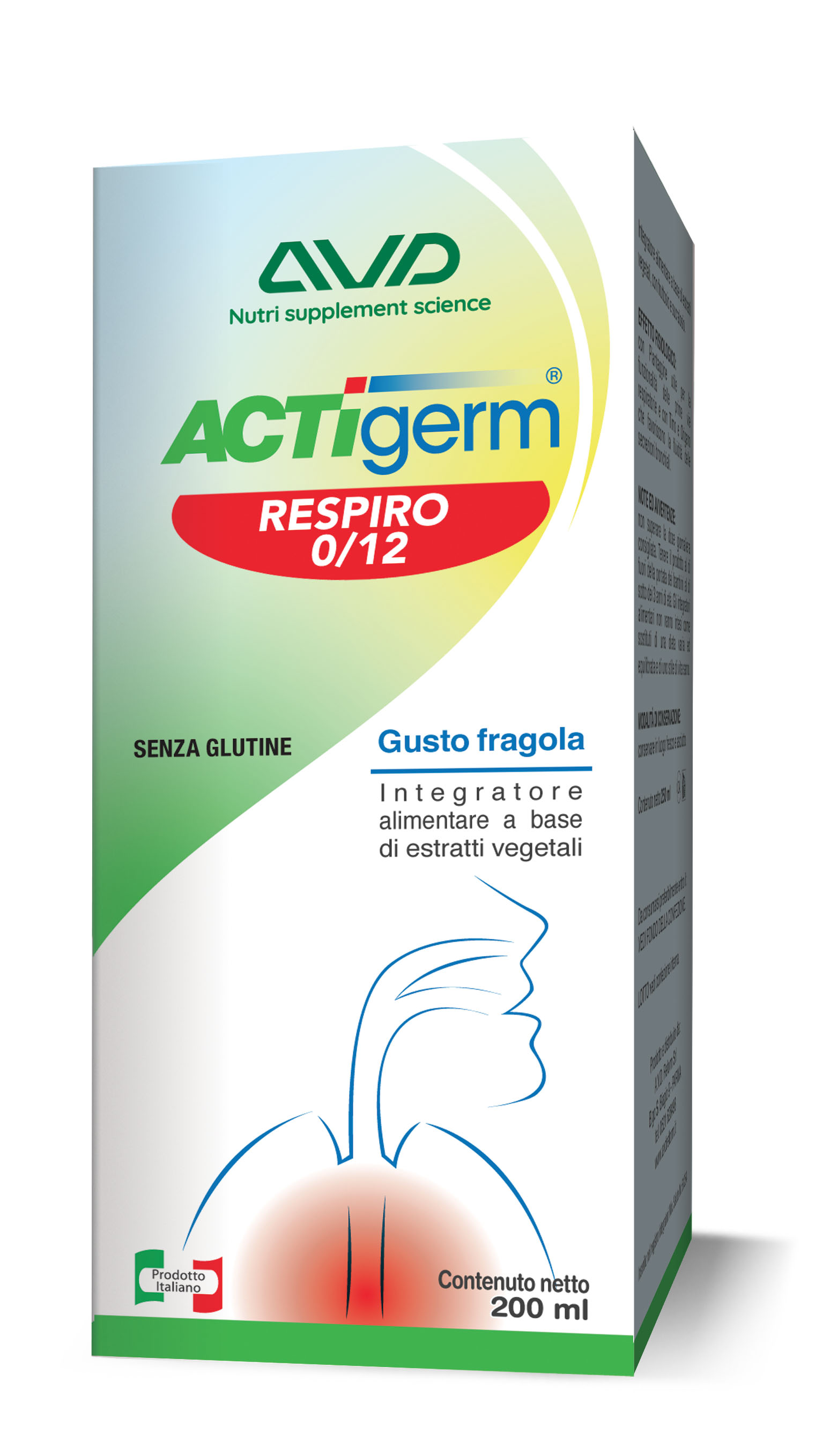 AVD Reform Actigerm Respiro Sciroppo Bambini Integratore per Vie Respiratorie 200 ml