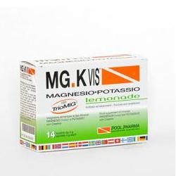 Mg.K Vis Magnesio Potassio Integratore Sali Minerali Lemonade 14 Bustine