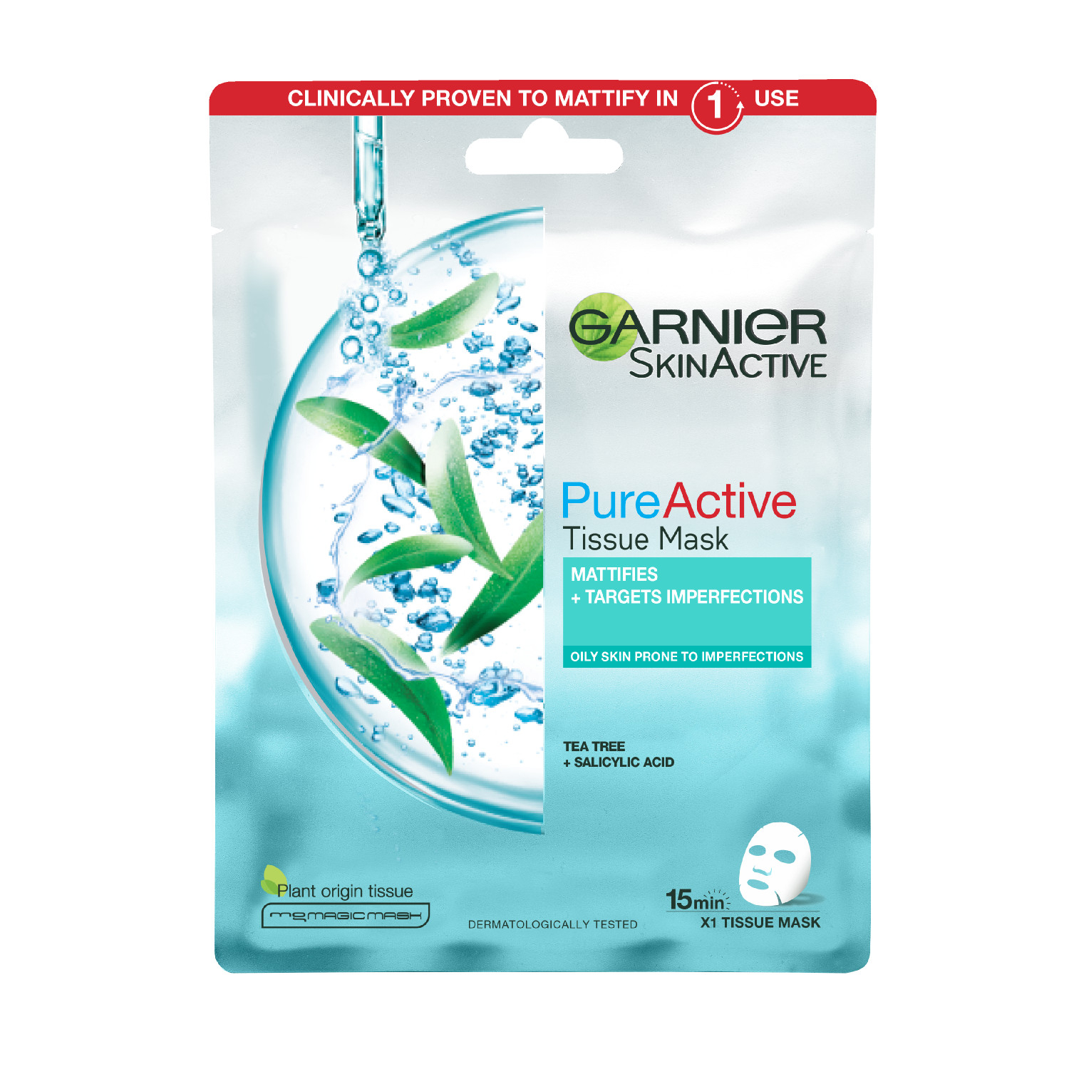 GARNIER TISSUE MASK PURE ACTIV