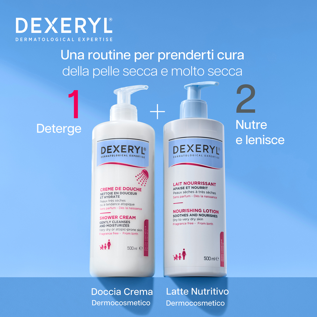 Dexeryl - Doccia Crema Idratante Per Pelle Molto Secca E A Tendenza Atopica 500 ml
