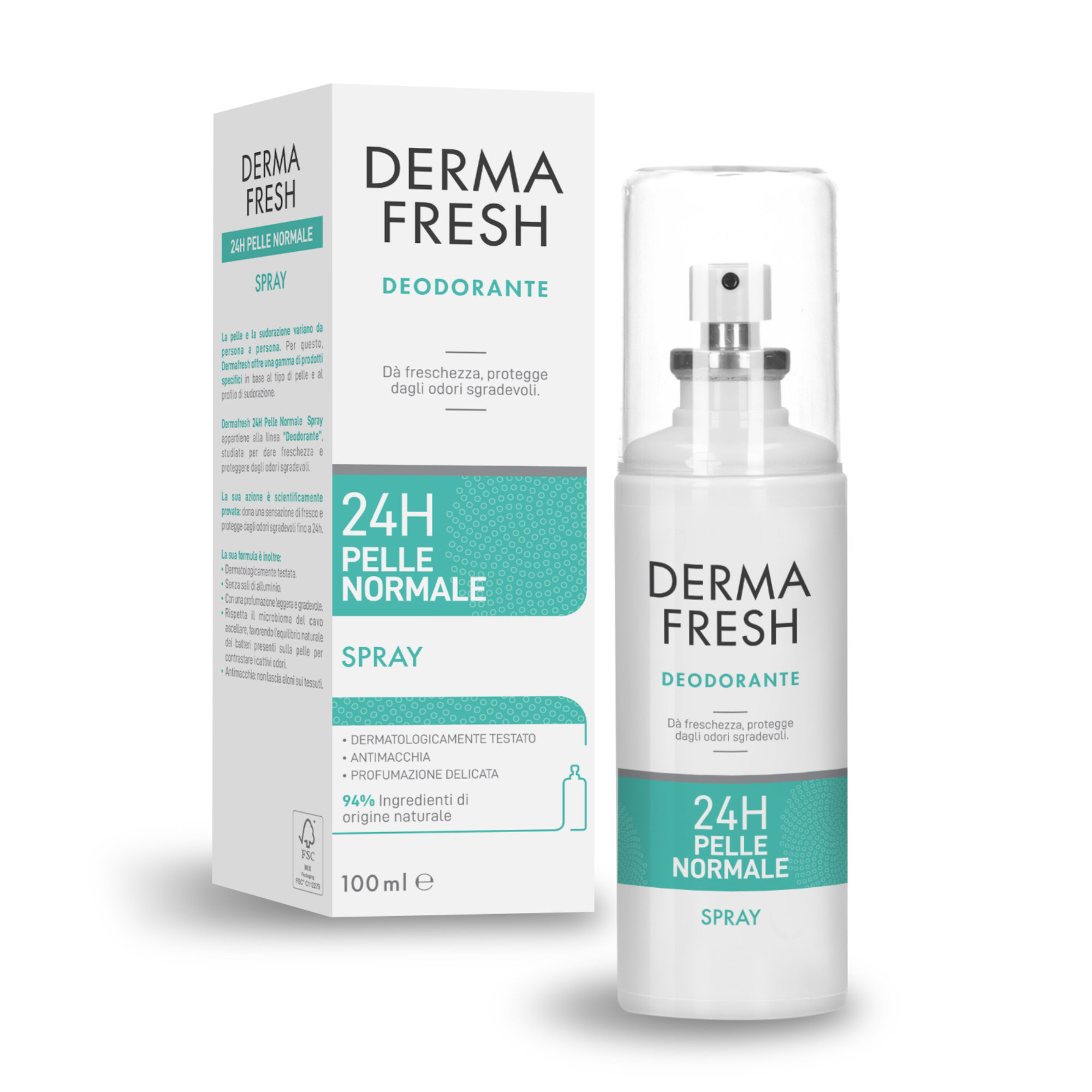 DERMAFRESH 24H P/NORM SPR100ML