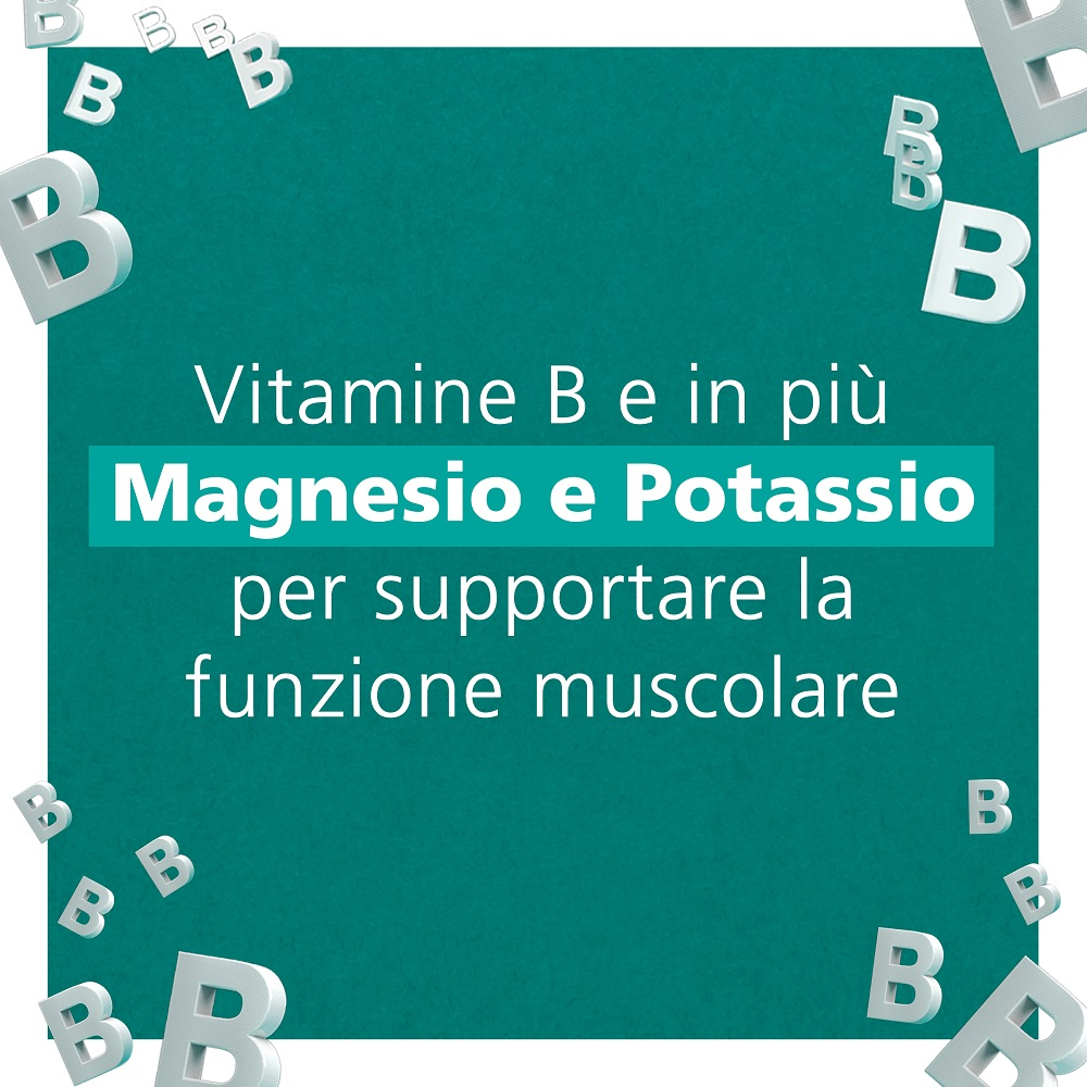 Be-Total Body Plus Integratore Alimentare Vitamina B Magnesio Potassio per Adulti 20 Bustine