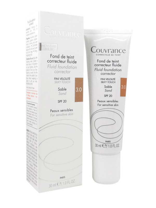 Avène Couvrance Fondotinta Correttore Fluido Sabbia 30 ml