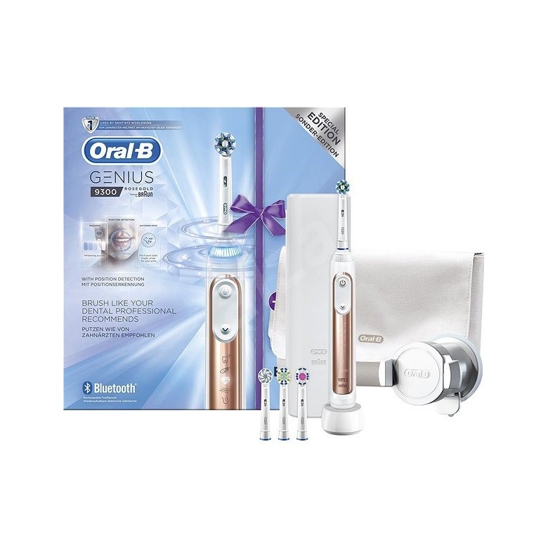Oral-B Genius 9300 Rosegold Spazzolino Elettrico Ricaricabile Edizione Speciale con Bluetooth