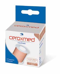 Ceroxmed Cerotto in Rocchetto Colore Rosa m 5x5 cm