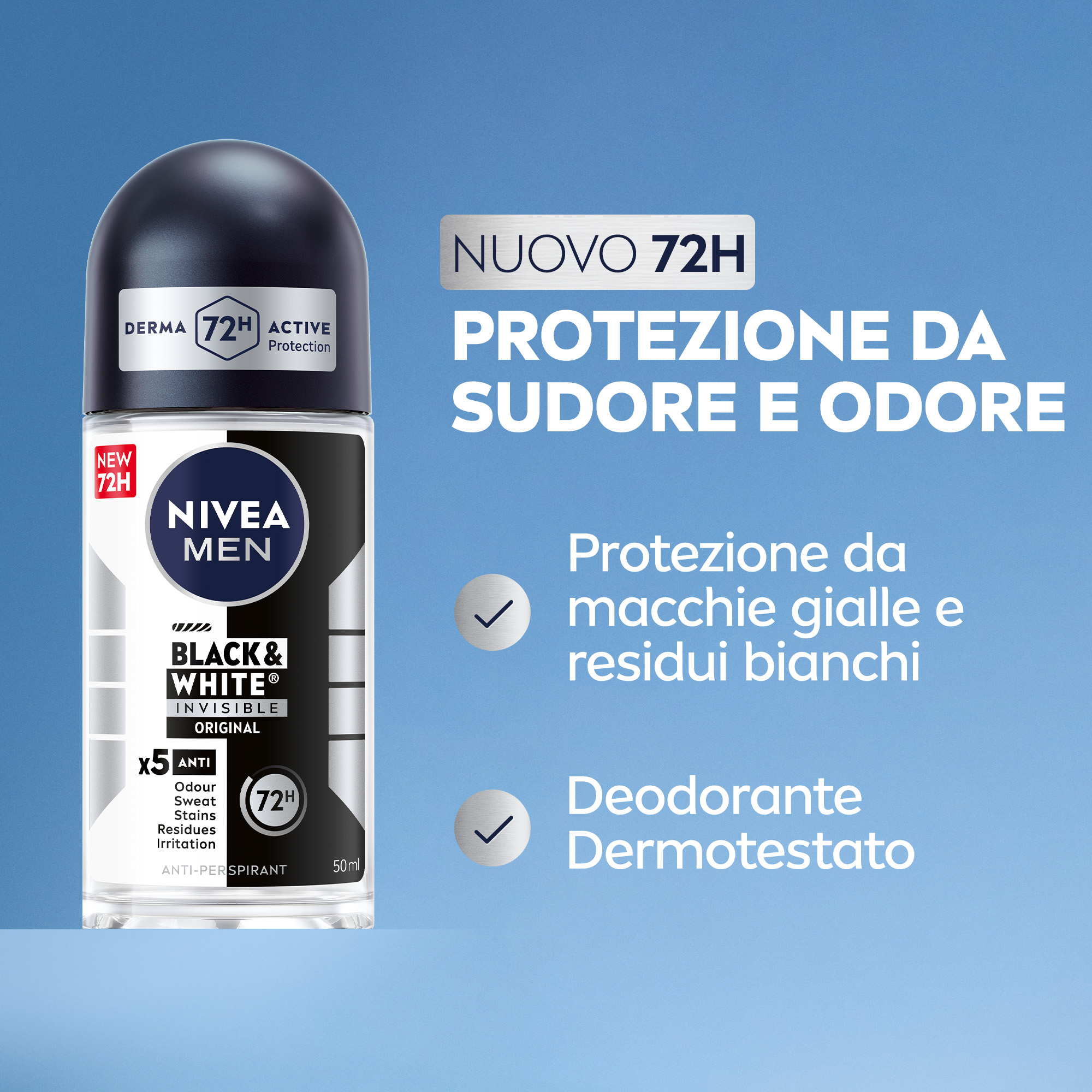 NIVEA DEO AID BLACK&WHITE ROLL