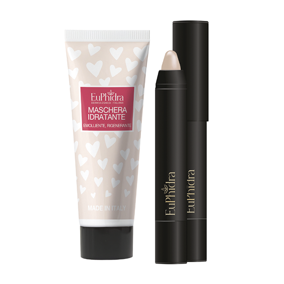 Euphidra Cofanetto Regalo L'altra Meta' della Mela Maschera Idratante + Lip Balm Stilo