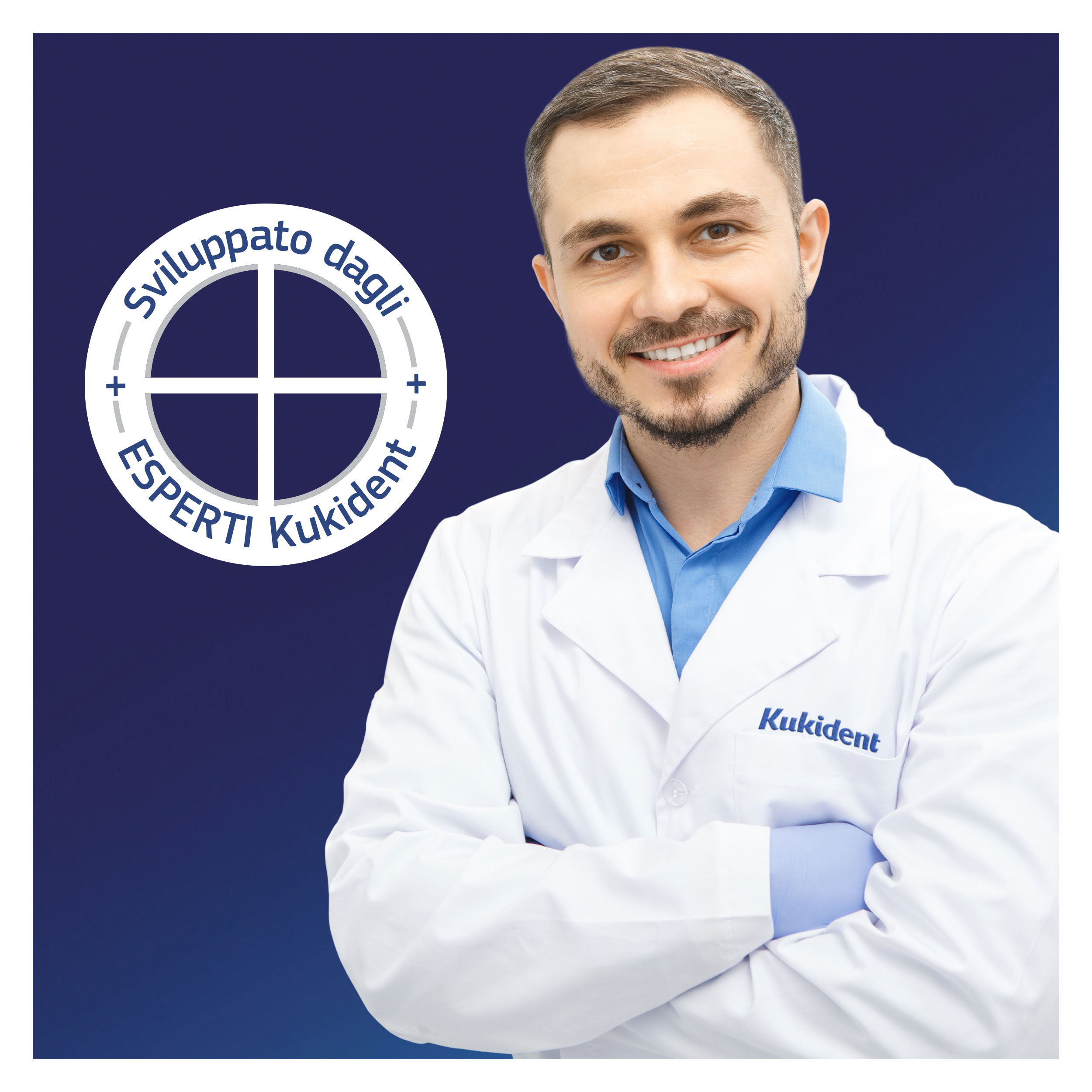 Kukident Ultimate Barriera Anti-cibo. Crema Adesiva Per Dentiere Totali e Parziali. Sapore Fresco 57g