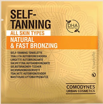 Comodynes Self-Tanning Natural & Fast Bronzing Salviettina autobbronzante 1 pezzo