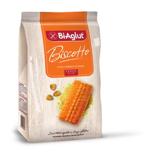 Bi Aglut Senza Glutine Biscotti Farina  Mais 180 g