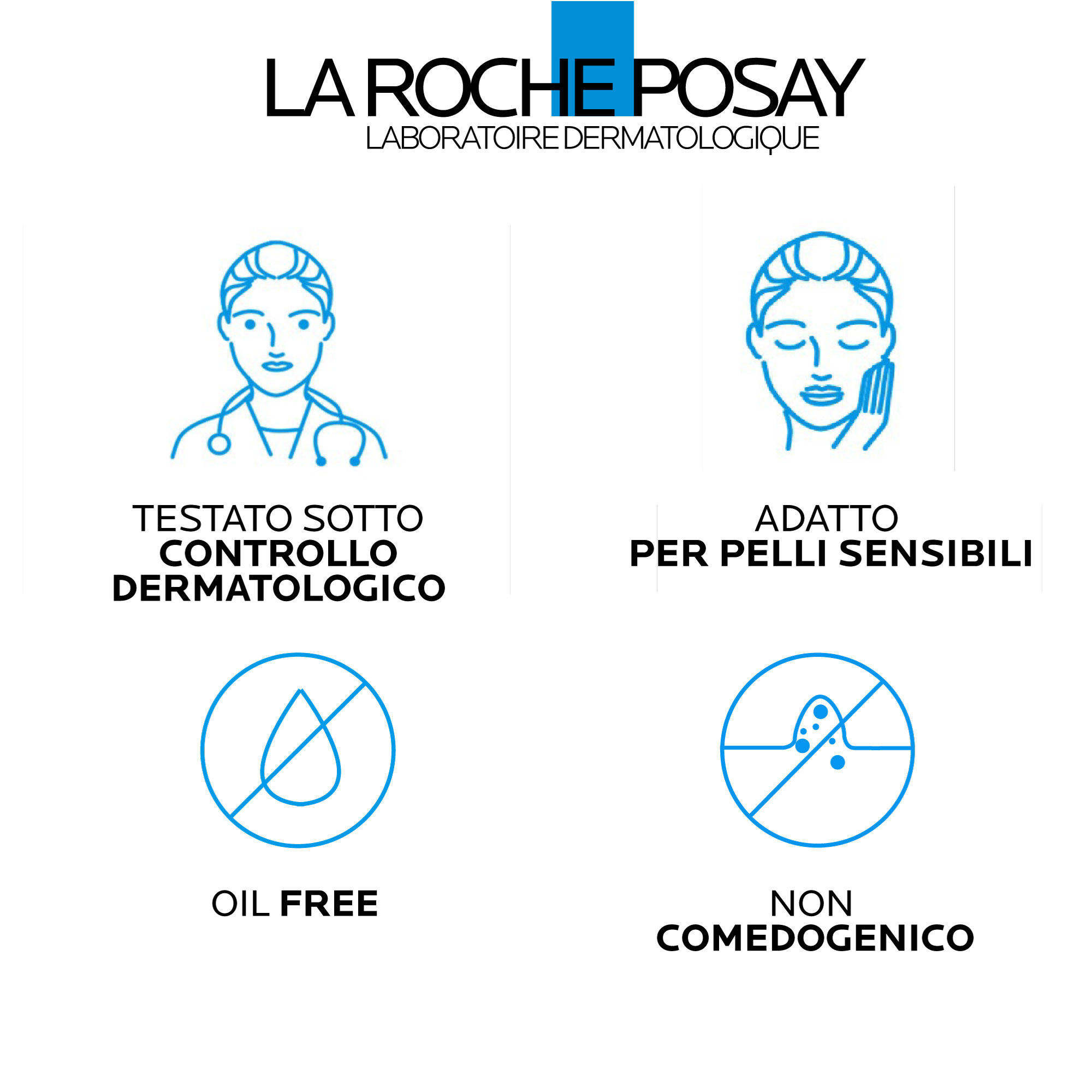 La Roche-Posay Effaclar lozione Astringente Microesfoliante per pelle mista, grassa o a tendenza acneica 200 ml