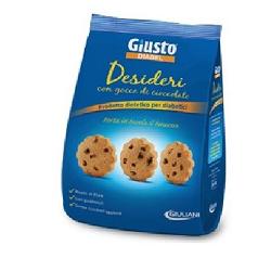Giusto Diabel Desideri Biscotti Con Gocce di Cioccolato Per Diabetici 150 g