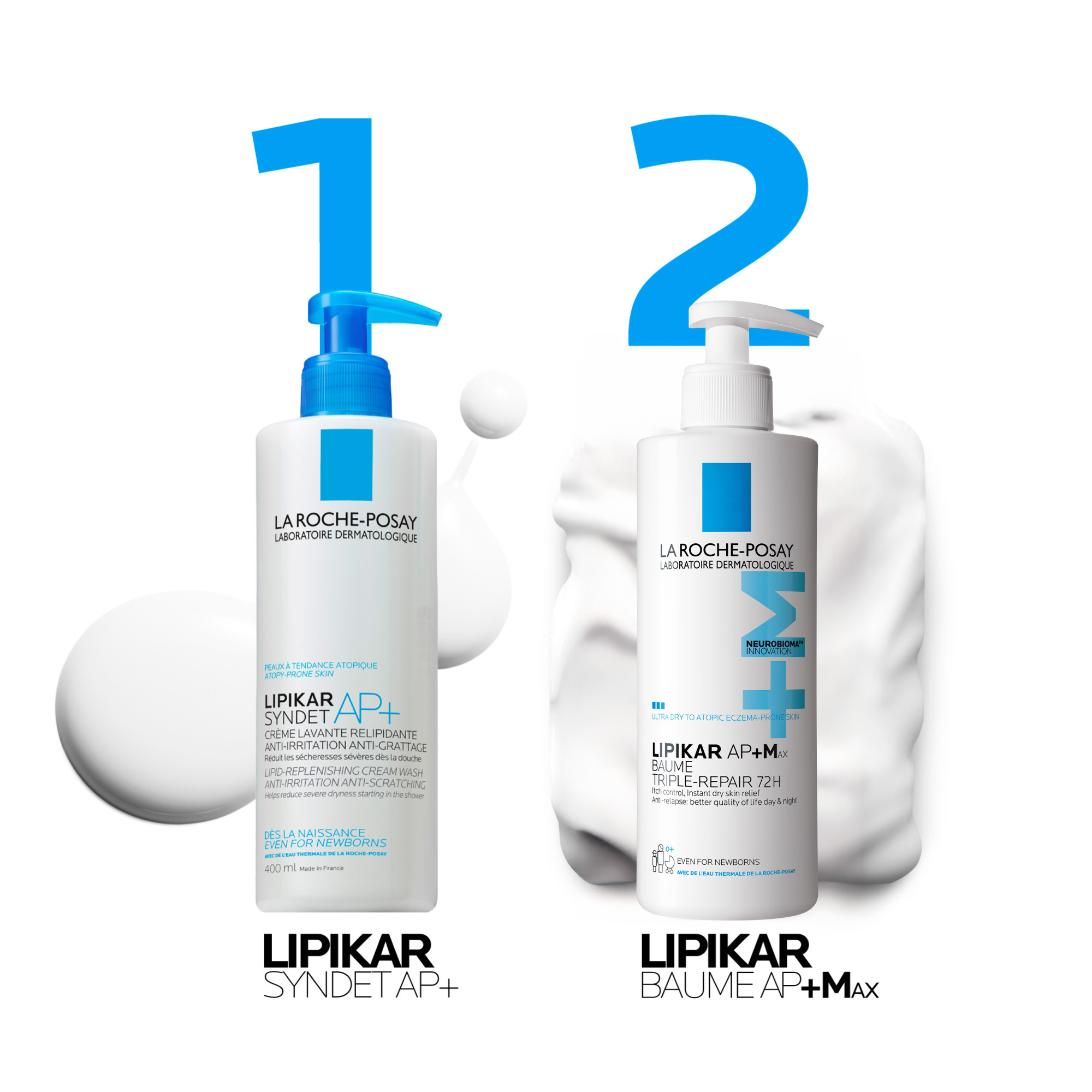 La Roche-Posay Lipikar - Baume AP+MAX Balsamo Relipidante Per Pelle Secca 400 ml