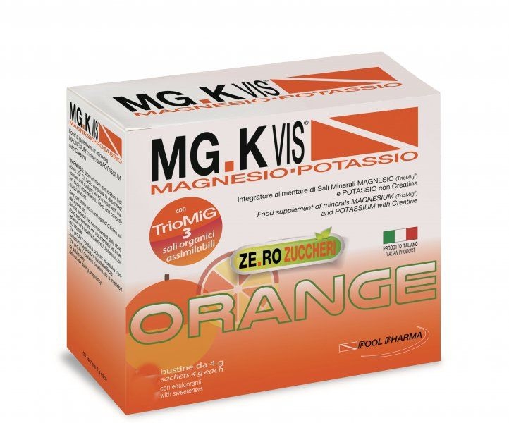 MGK VIS ORANGE Integratore Energetico Zero Zuccheri 15 Bustine