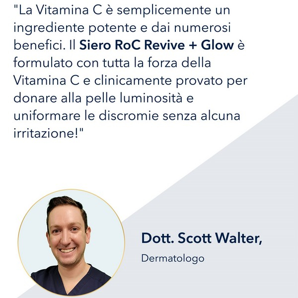 ROC Multi Correxion® Revive + Glow Siero Viso per pelle compatta, luminosa e uniforme - 30ml