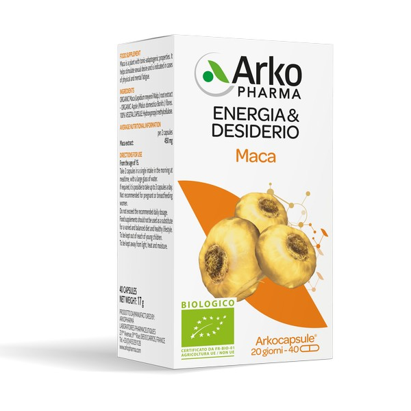 Arkocapsule MACA BIO Integratore Alimentare 45 capsule
