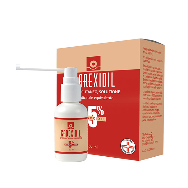 Carexidil 5% Minoxidil Spray Cutaneo Soluzione 60 ml