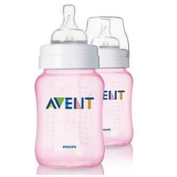 AVENT BIBERON ROSA 260ML 2PZ