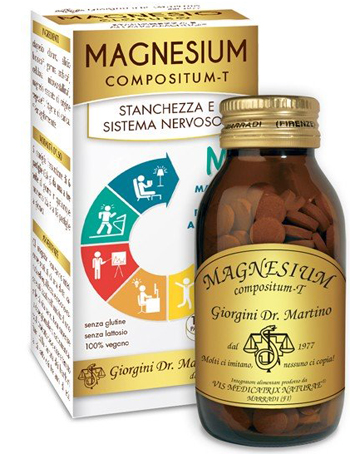 Dr. Giorgini Magnesium Compositum-T Integratore Stanchezza e Nervosismo 140 Pastiglie