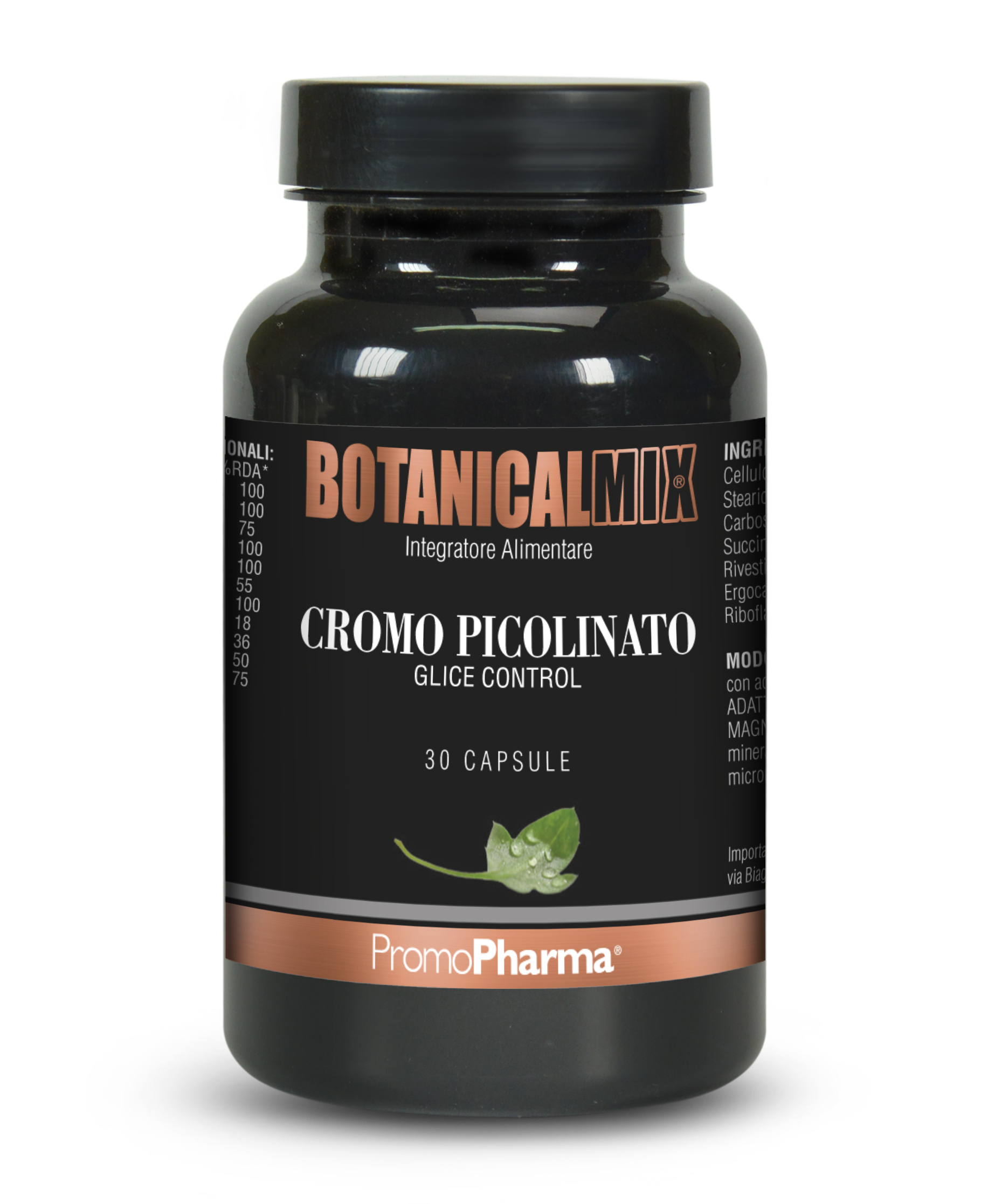 Botanical Mix Cromo Picolinato normali livelli di glucosio 30 capsule vegetali