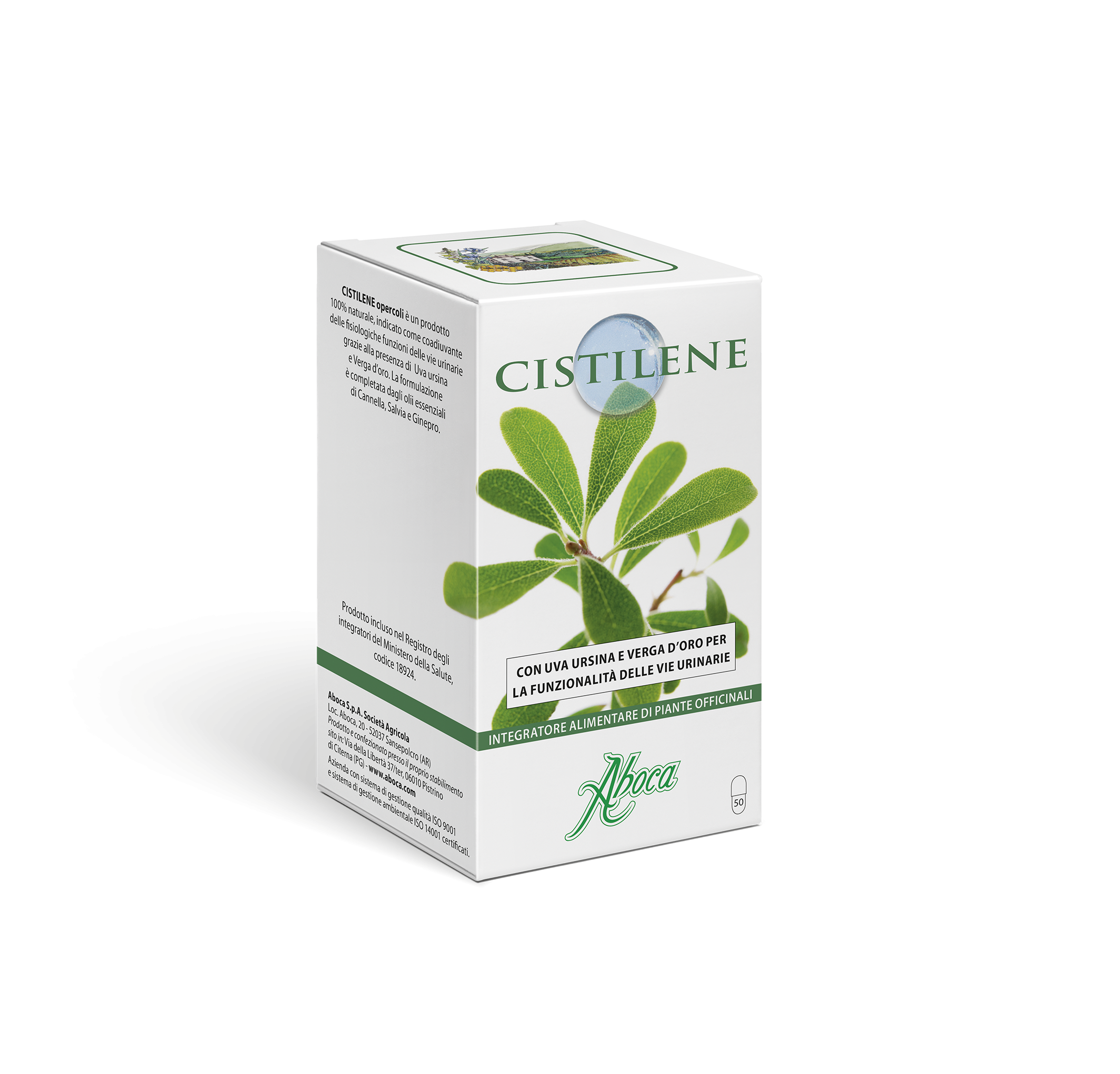 Aboca Cistilene Integratore Vie Urinarie 50 Opercoli