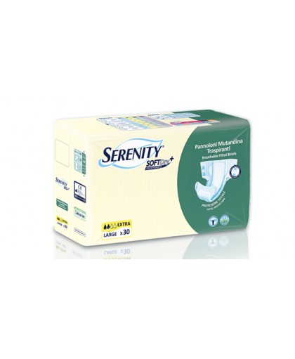 Serenity Soft Dry+ Pannolone Sagomato Extra Con Aloe Taglia L 30 Pezzi