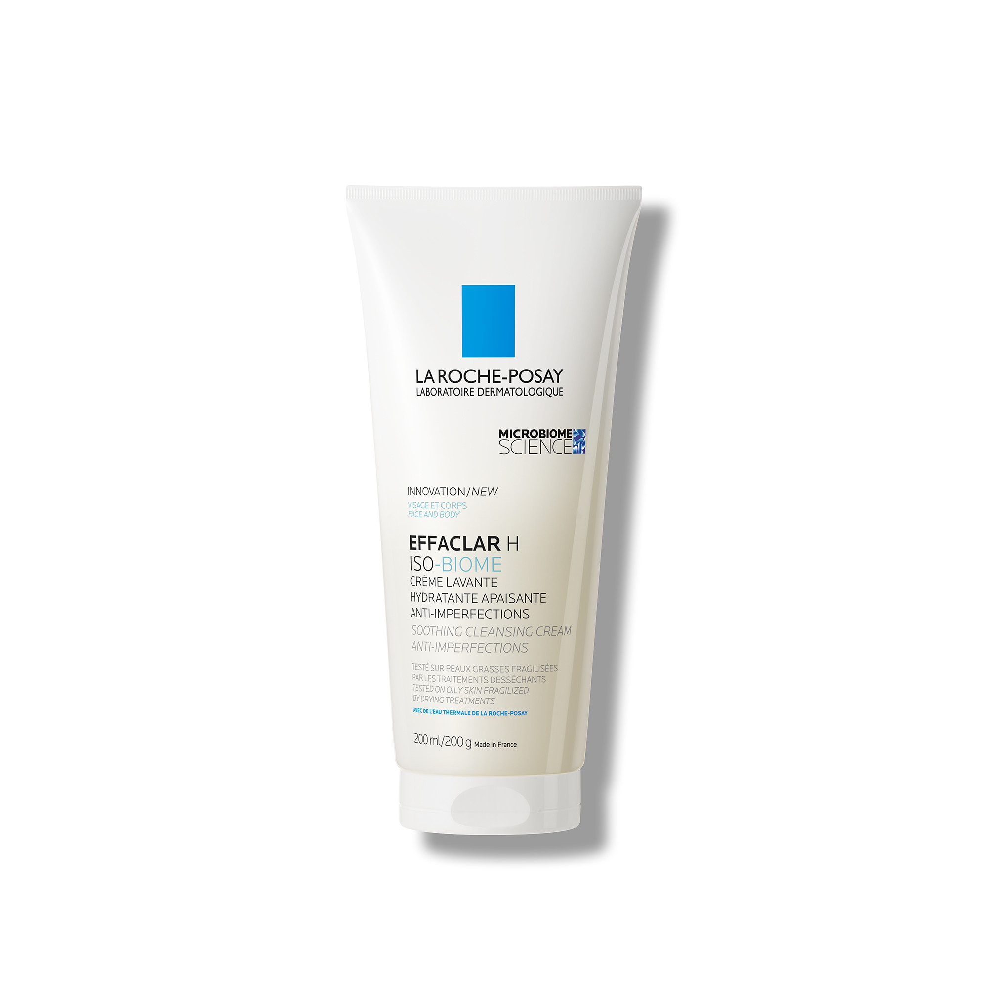 La Roche-Posay Effaclar H Iso-Biome - Crema Detergente Per Pelle Mista, Grassa O A Tendenza Acneica 200 ml