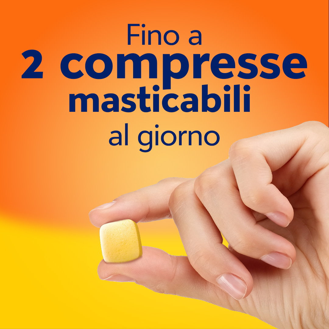 Cebion Limone Integratore di Vitamina C 20 Compresse Masticabili
