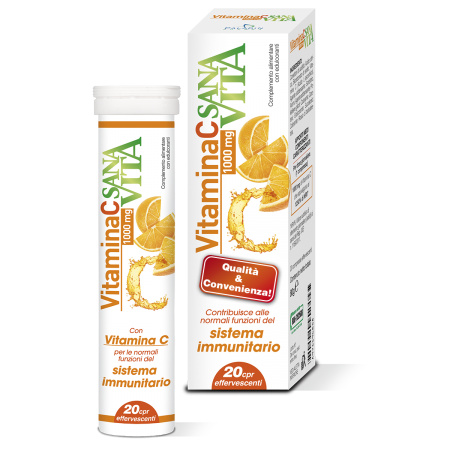 Sanavita Vitamina C Integratore 20 Compresse Effervescenti