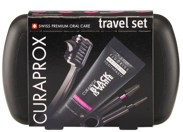 CURAPROX BLACK IS WHITE TRAVEL