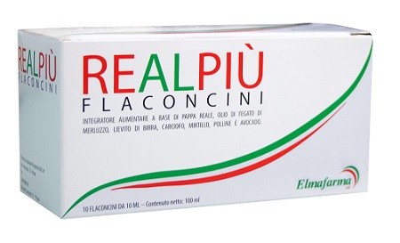 Realpiù Integratore Base Pappa Reale 10 Flaconi 10 ml