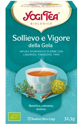 Yogi Tea Sollievo Gola Infuso Ayurvedico Biologico