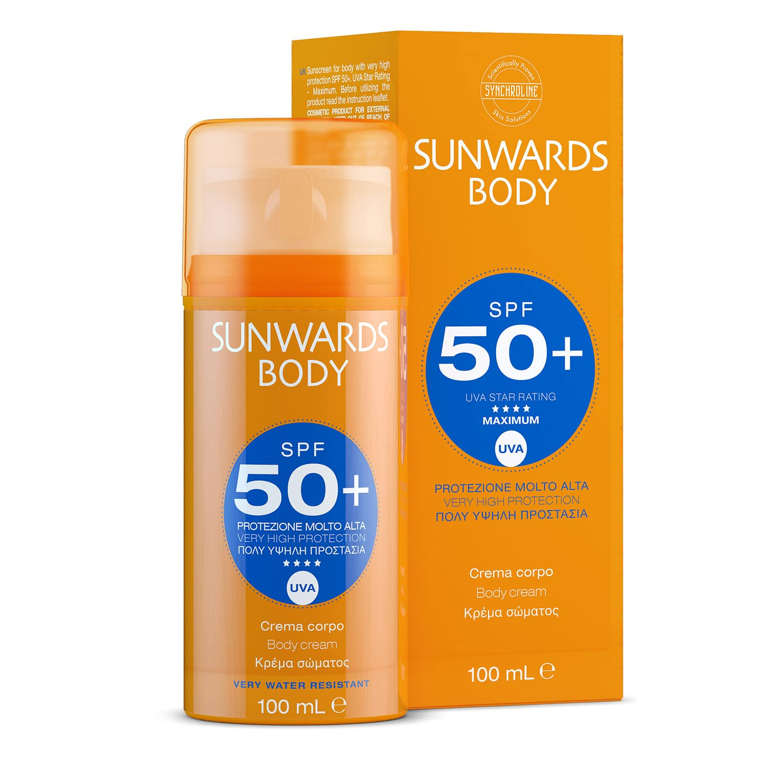 SUNWARDS BODY CREAM SPF50+
