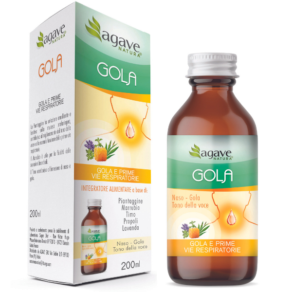 AGAVE NATURA SCIROPPO GOLA 200ml