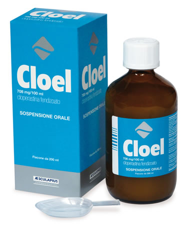 Cloel 708mg / 100 ml Cloperastina fendizoato Sciroppo Antitosse 200 ml