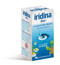 Iridina Due Collirio - Nafazolina cloridrato 0,5 mg/ml - 10 ml