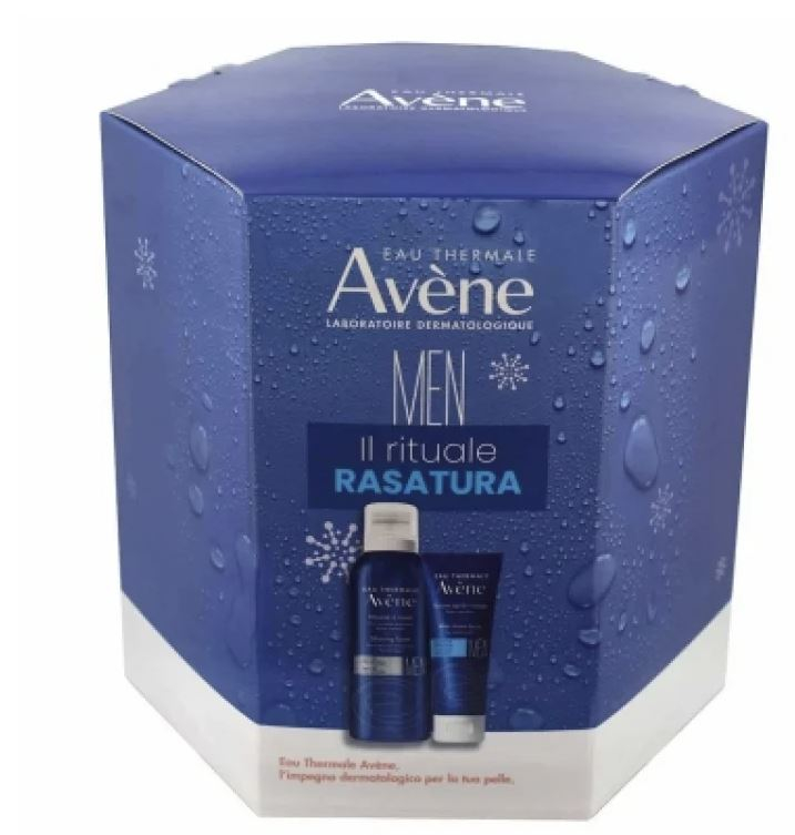 AVENE COFANETTO NATALE MEN RITUALE RASATURA  