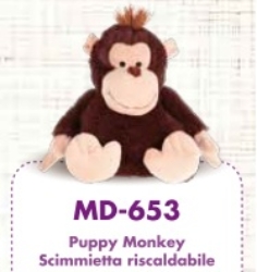 The Puppies peluche riscaldabile - Scimmia