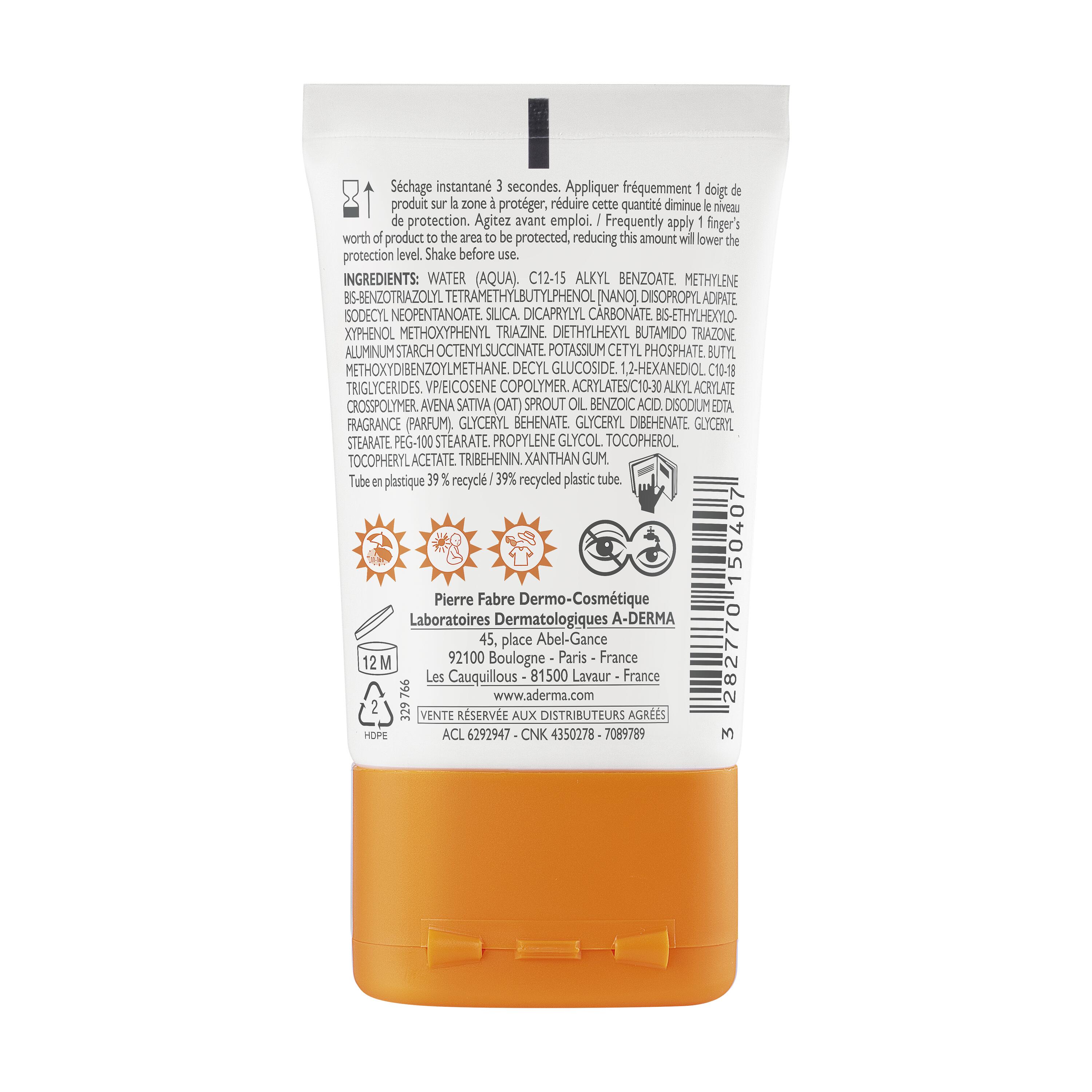 A-DERMA Protect Pocket Fluido Solare Invisibile SPF 50+ 30mL 