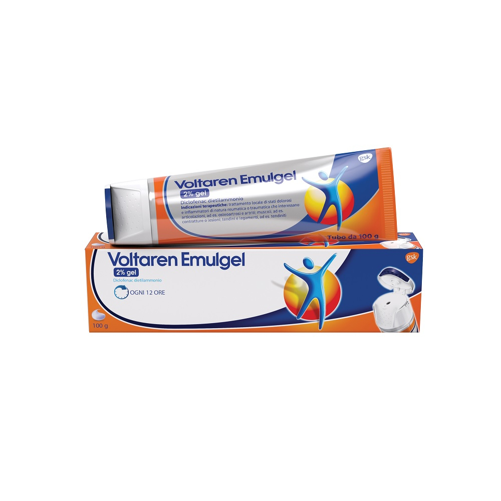 Voltaren Emulgel 2% Antinfiammatorio Diclofenac Dolori Articolari Dolori Muscolari Gel 100 g