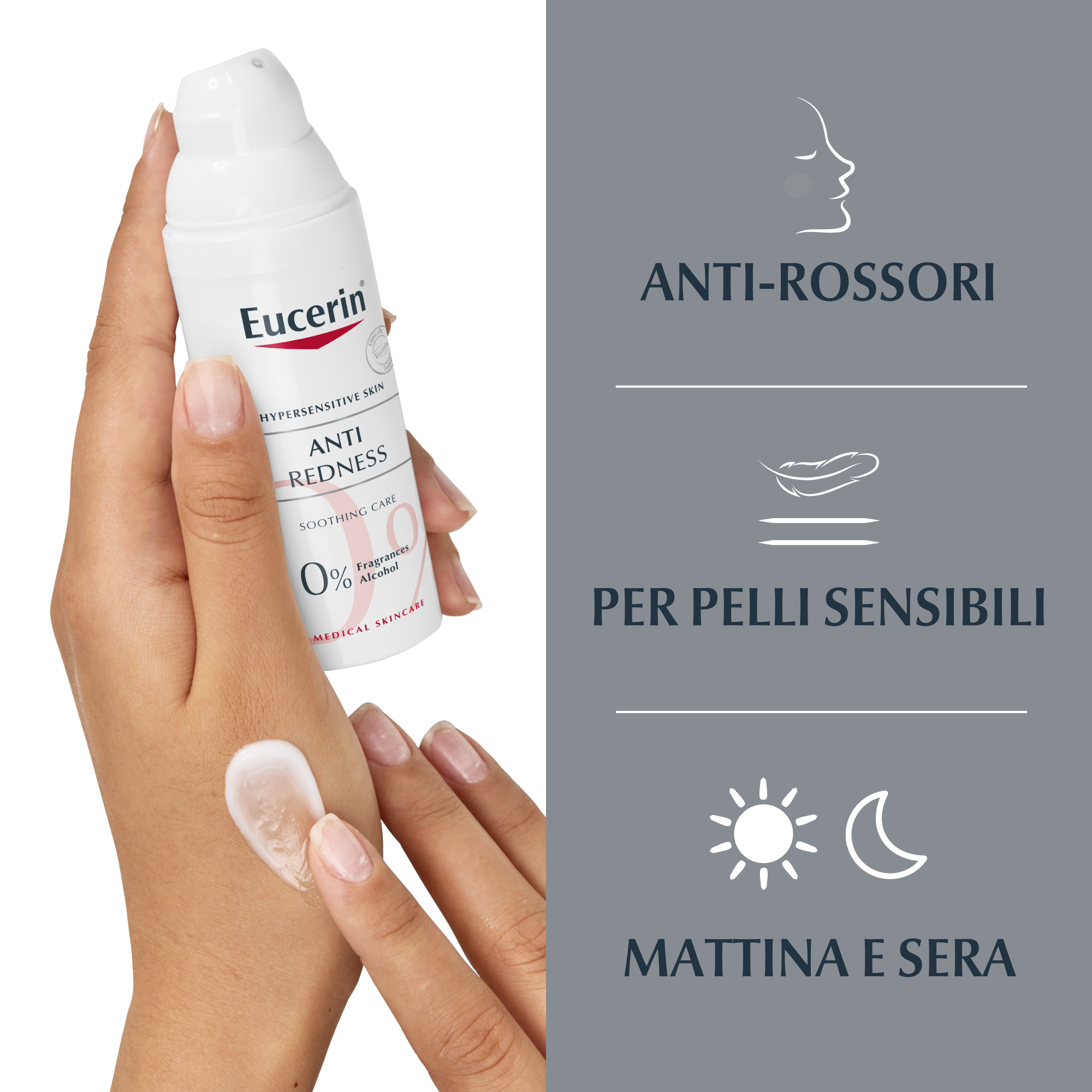 Eucerin Anti-Rose Trattamento Lenitivo Notte Antirossore 50 ml