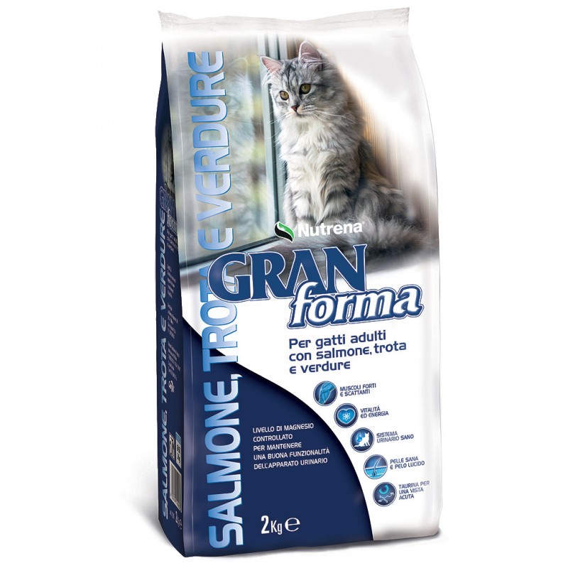 RAGGIO DI SOLE GRAN FORMA GATTO ADULT SALMONE TROTA VERDURE 2KG