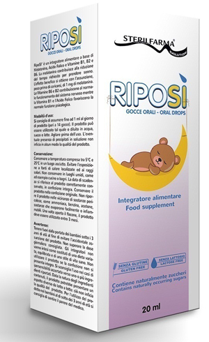 Sterilfarma RipoSI' Integratore Sonno Gocce 20 ml